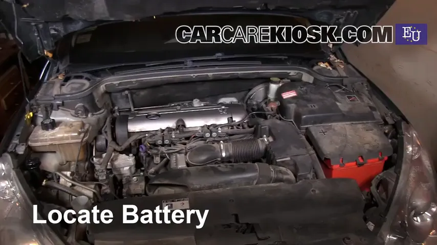 2005 Peugeot 407 SW 2.0L 4 Cyl. Battery Replace